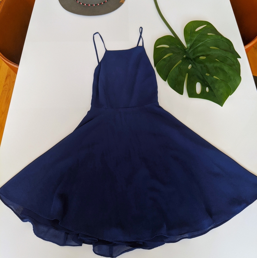 Favorite dress! Open back strappy ballerina dress